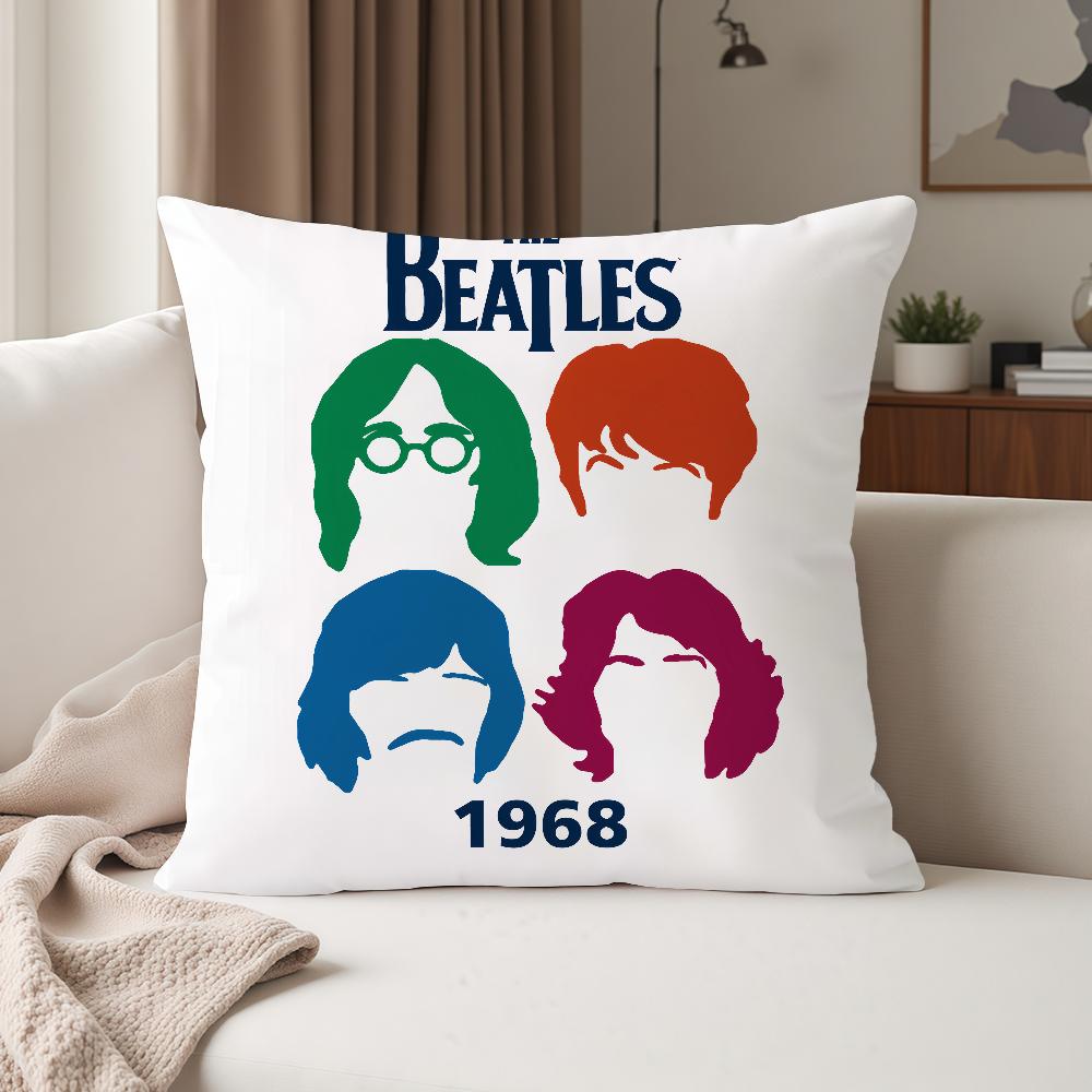 Music T-The Band B-Beatles Cool Pillow Case Suitable For Bedrooms Living Rooms Cars Home Decoration