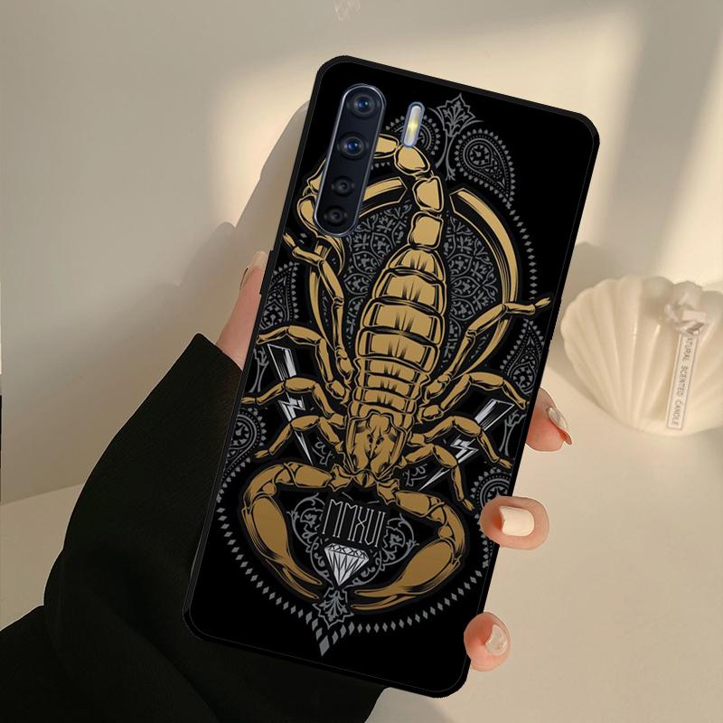 Scorpion Case For OPPO A17 A57 A77 A16 A76 A96 A52 A72 A15 A5 A9 A31 A53 S A54 A74 A94 A93 A78 Cover