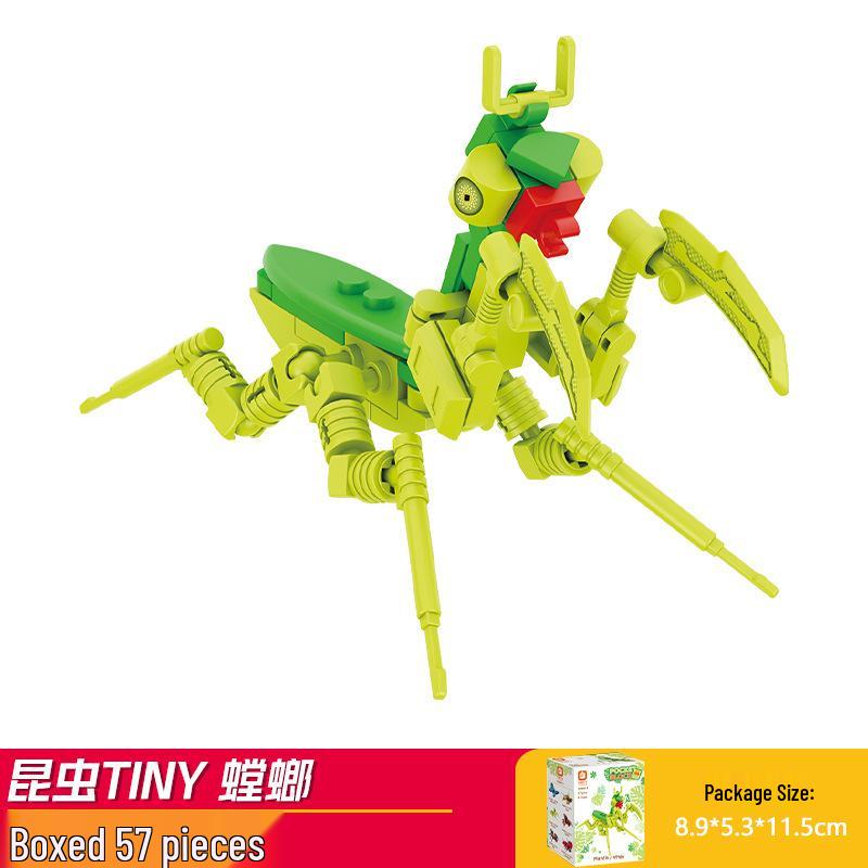 Fangcheng Children's Educational Insect Model Building Set: Butterfly, Scorpion & Centipede Puzzle Toy