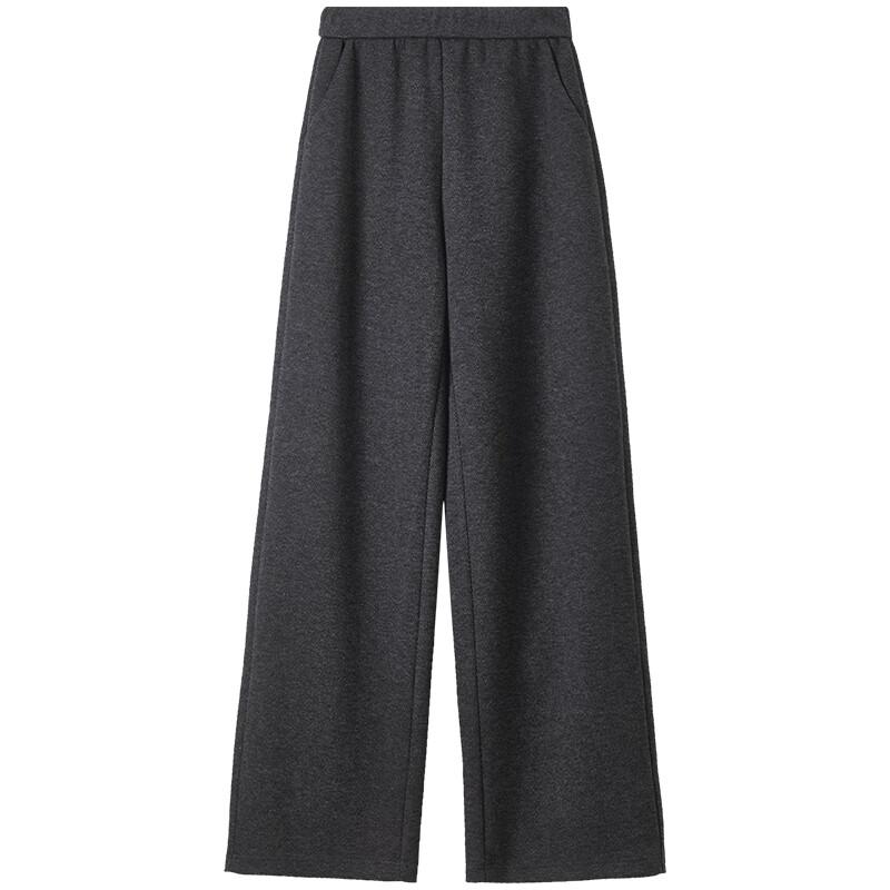 Women's Thickened Lamb Wool Straight Leg Casual Pants