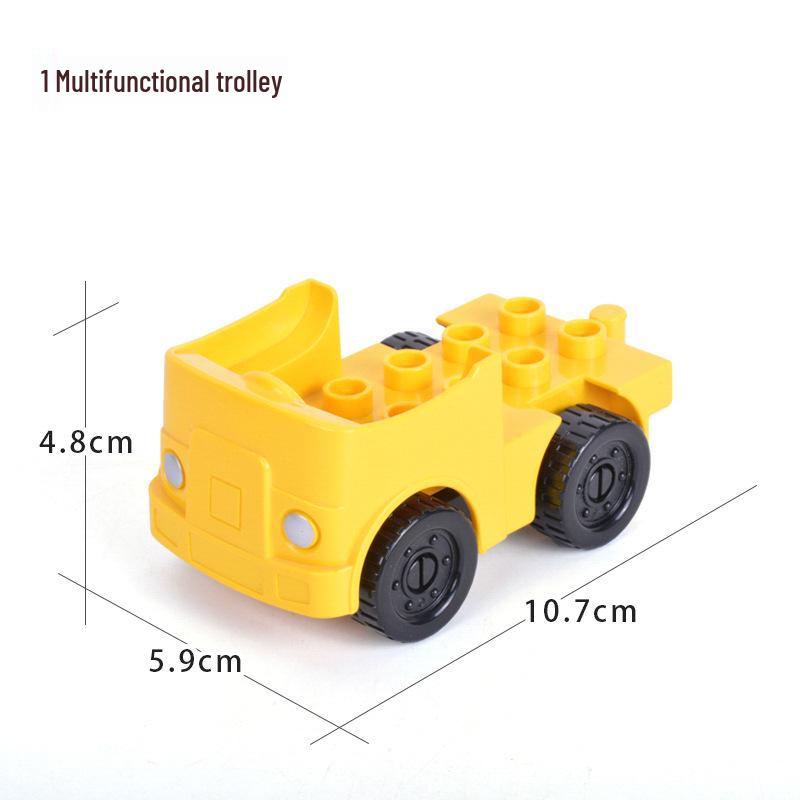 Gergely Large Particle Car & Airplane Model Interlocking Building Blocks Accessories
