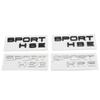 Car 3D SPORT HSE Letter Stickers and Decals For  Range Rover Evoque Sport Car Rear Trunk Body Emblem Badge Stickers