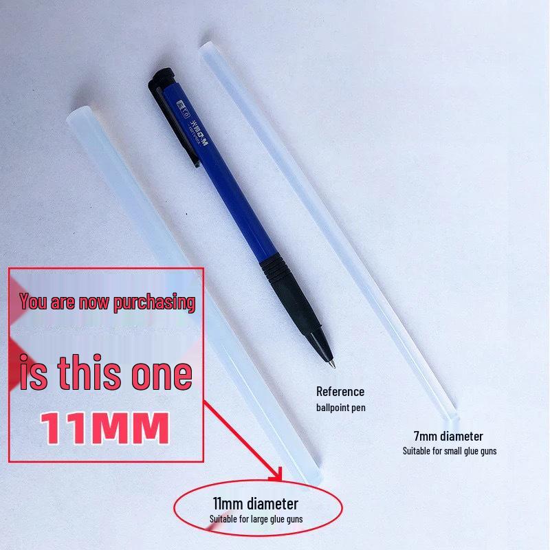 Large & Small Anti-Scald Glue Gun with DIY Glue Sticks (7mm/11mm) - Handmade Household Tool Set