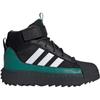 Adidas Originals Superstar Winter Trek Shoes Casual Comfortable Durable High-Top Outdoor Shoes Kids Shoes Black ID1015