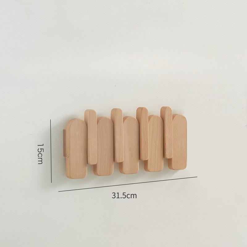 Wall Hanger Coat Rack Solid Wood Portable Organizer Hatstand Minimalist Interior Furniture Coat Rack Entrance Hall Design Racks