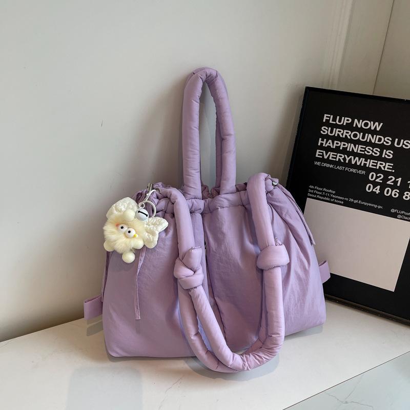 

2025 NEW Tote Bag Lightweight Puffy Handbag Large Capacity Hobo Bag Pillow Shopper bag for Women Work Shopping Travel bolsos sac single package