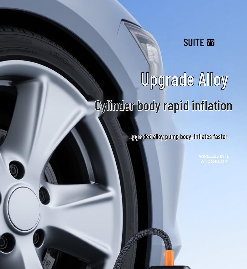 Umflator Auto Wireless Automat - Pompă de Aer Electrică Portabilă