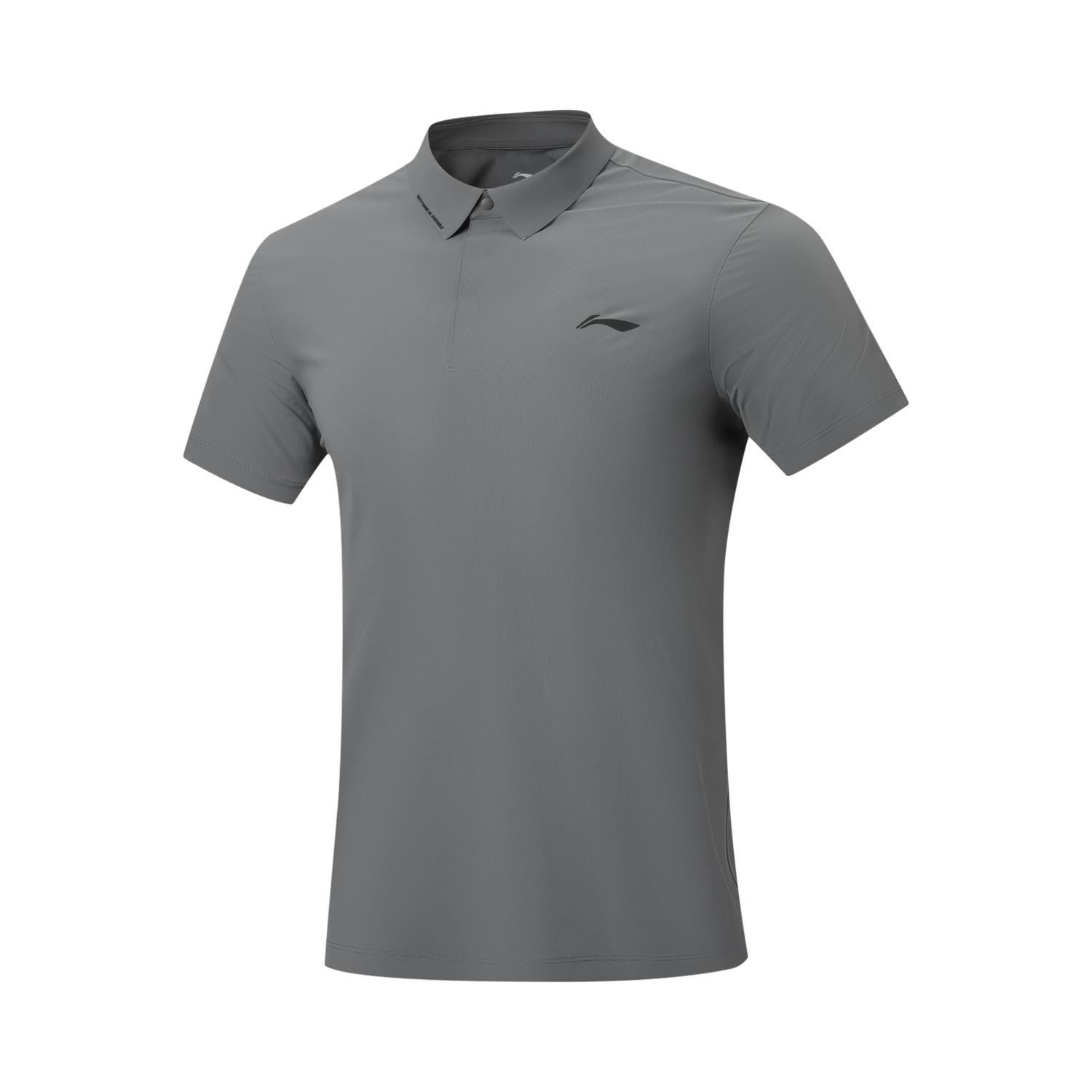 Li-Ning Simple Soft Versatile Casual Short Sleeve Polo Shirt Men tops APLW465-6 S