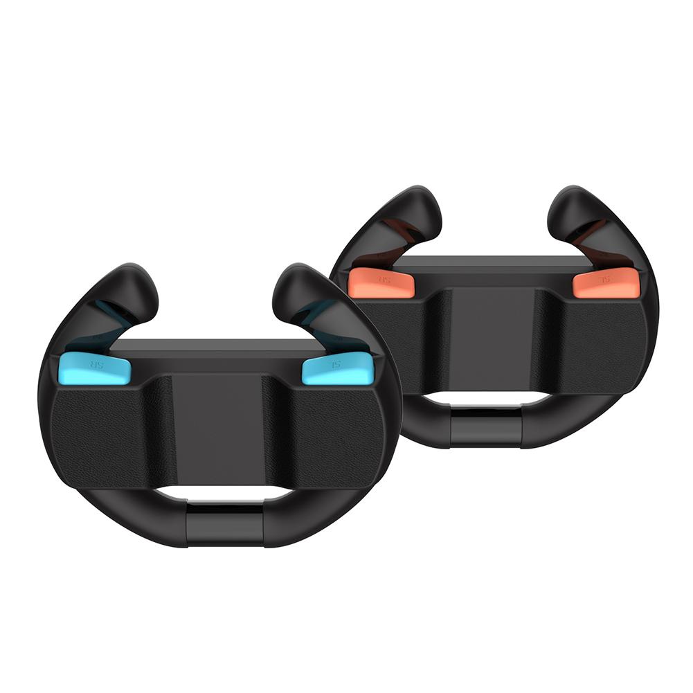 2pcs/Set Racing Steering Wheels for Switch 2 Left Right Game Steering Wheel Plastic Handle Stand Holder Controller Handle Holder