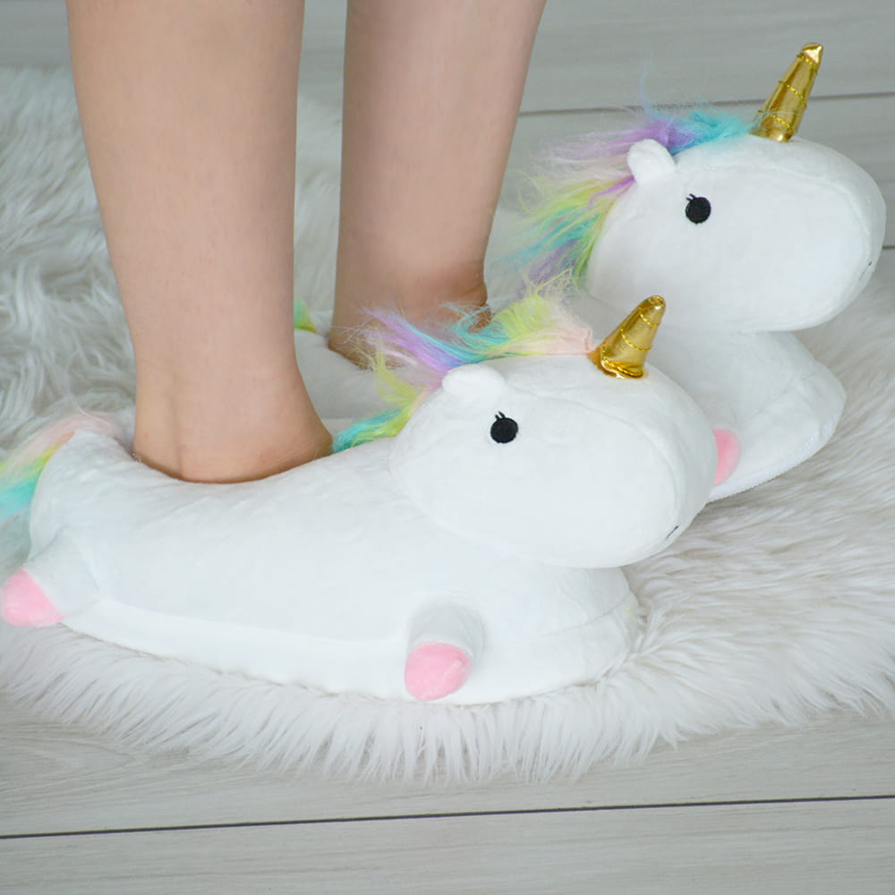Women's Slippers, Men's Slippers, Warm Plush Unicorn Slippers, ONESIES Slippers