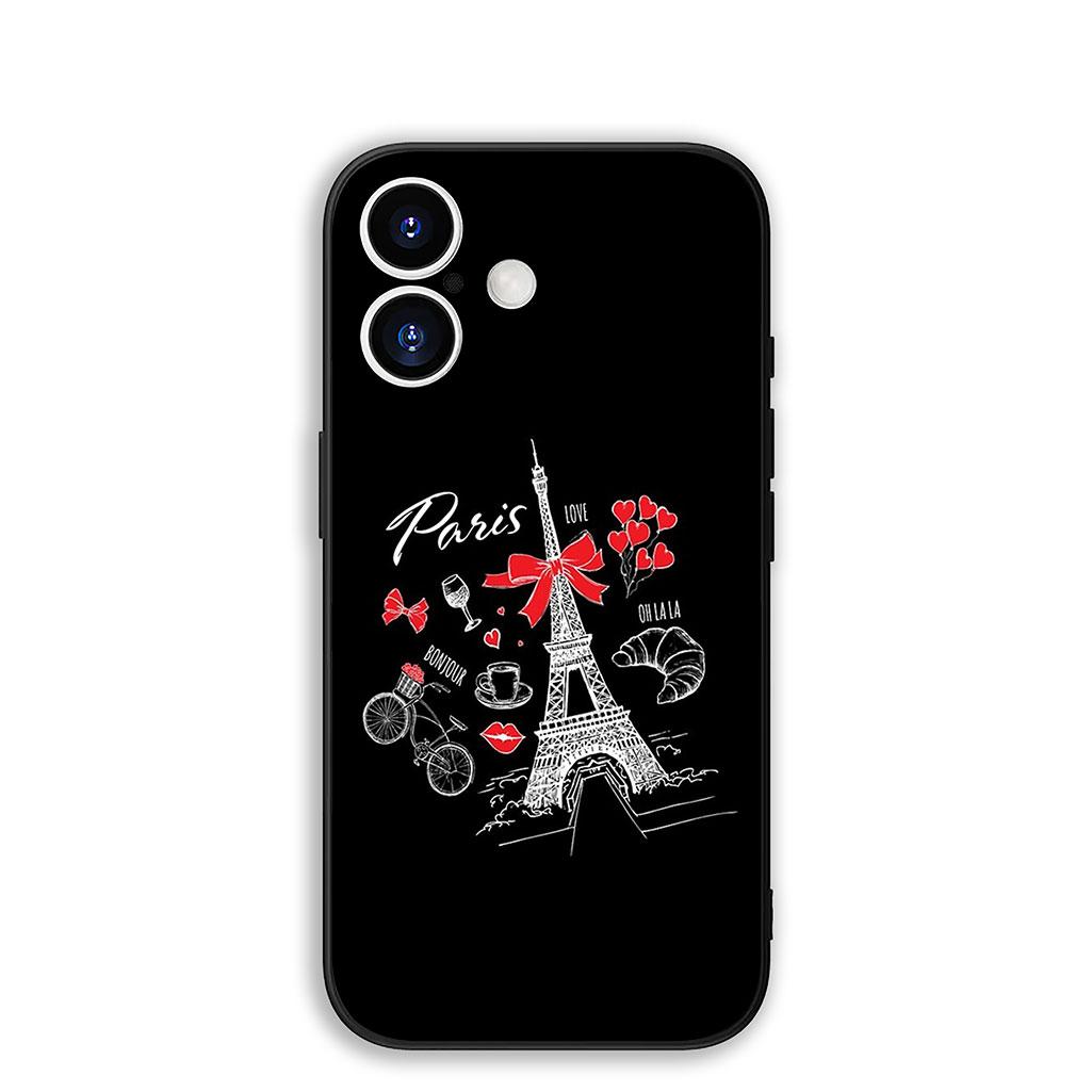 

Cover for Samsung Galaxy S25 S24 S23 Fe Ultra Plus S7 Edge A05 A06 A16 A15 A35 Protective Phone Case France Paris Eiffel Tower Galaxy A05