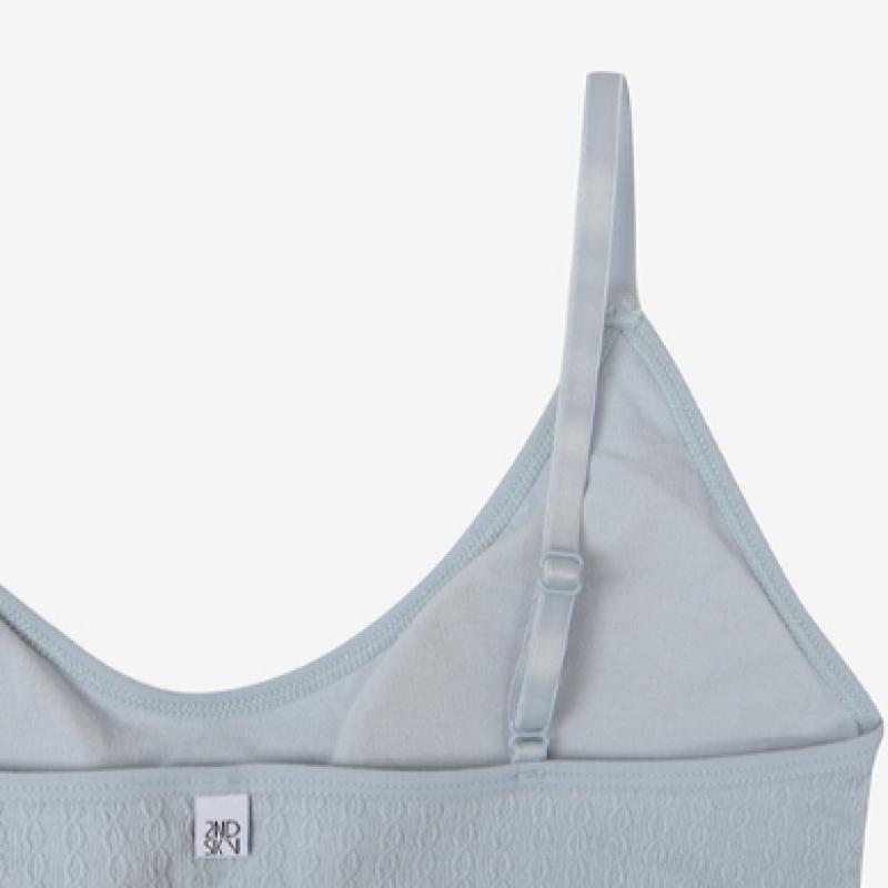 2ND SKIN Seamless Cable Brief Bra Panty Set Dgwsu1100+dgwsu1101