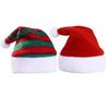 New Christmas Pet Hat Soft Warm Santa Claus Caps Xmas Decor Red Plaid Dog Headwear for Puppy Cat