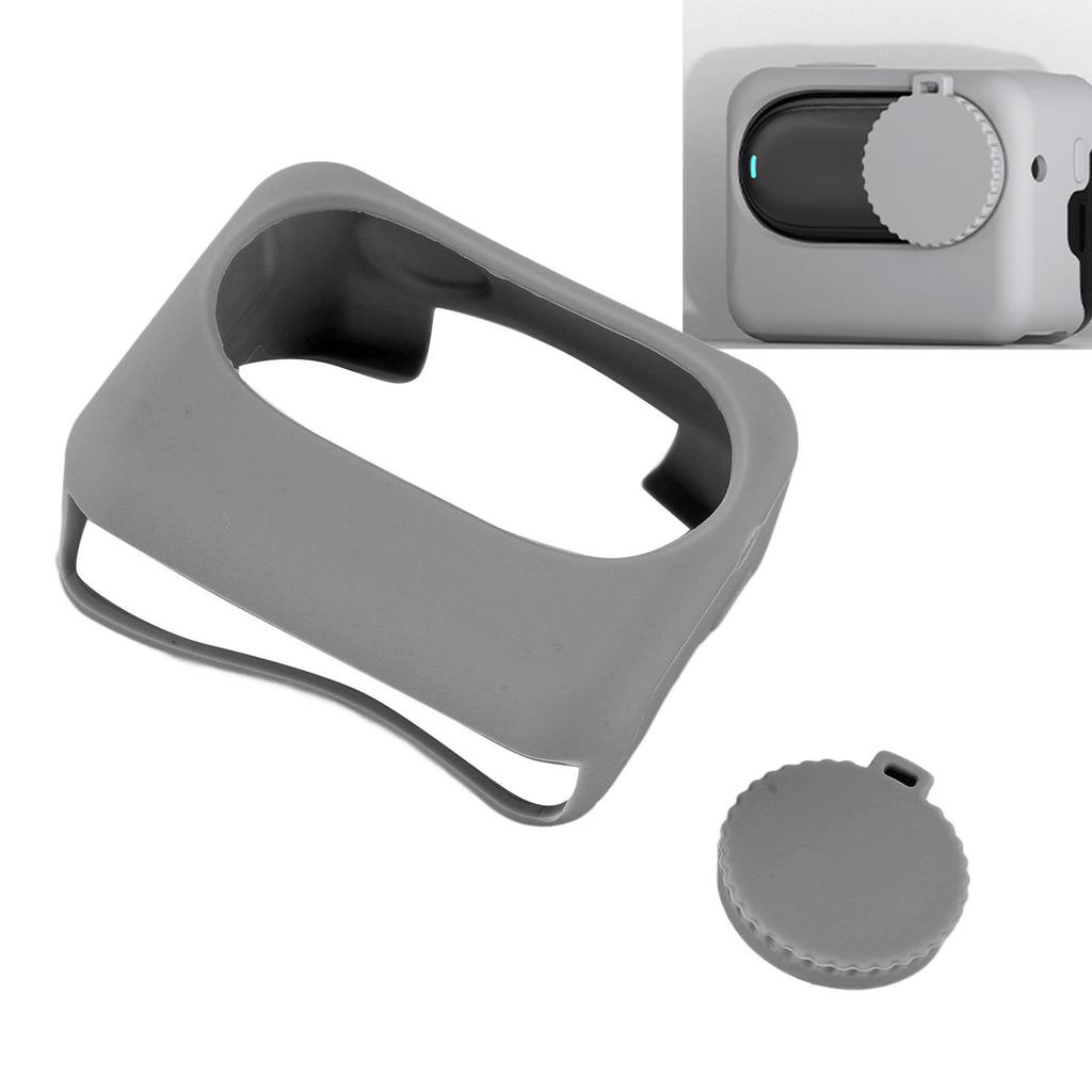 Silikonhülle für GO 3S, kratzfeste Schutzhülle für Action-Kamera mit Objektivschutzabdeckung