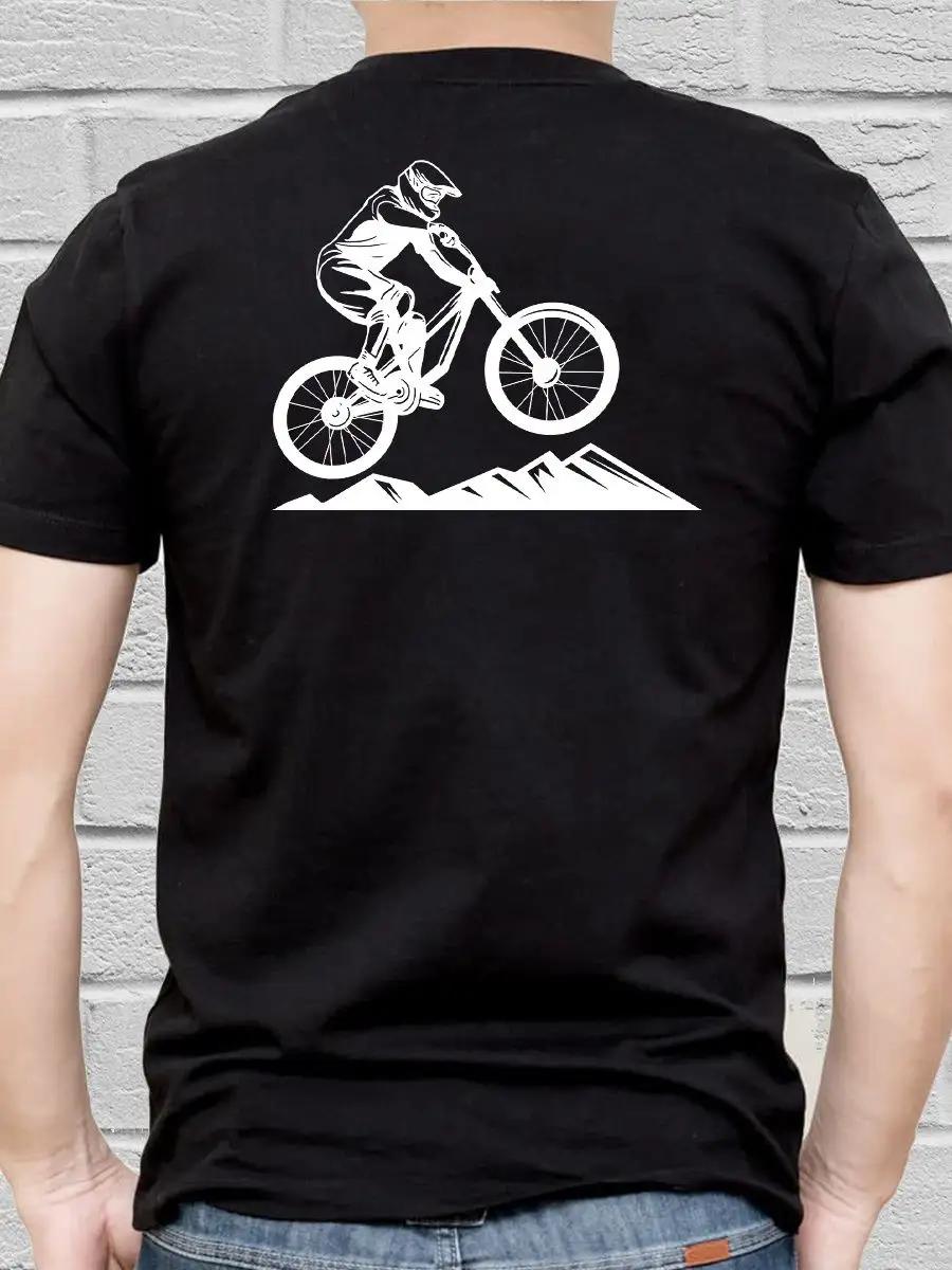 T-shirt Mountain bike, print on back S