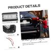 DRESSOOS 12-24v License Plate Light for Truck Trailer Led Tag Lamp Assembly Material Multifunction Tail