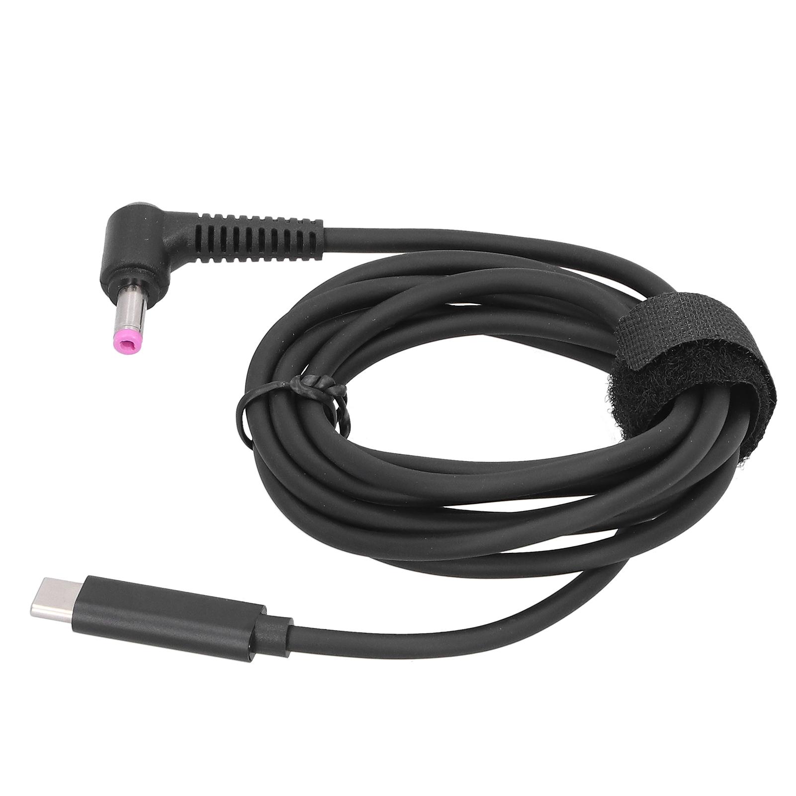 

Кабель-адаптер для зарядки с разъемом DC4.8 x 1.7MM (папа) и интерфейсом TYPEC для ноутбука