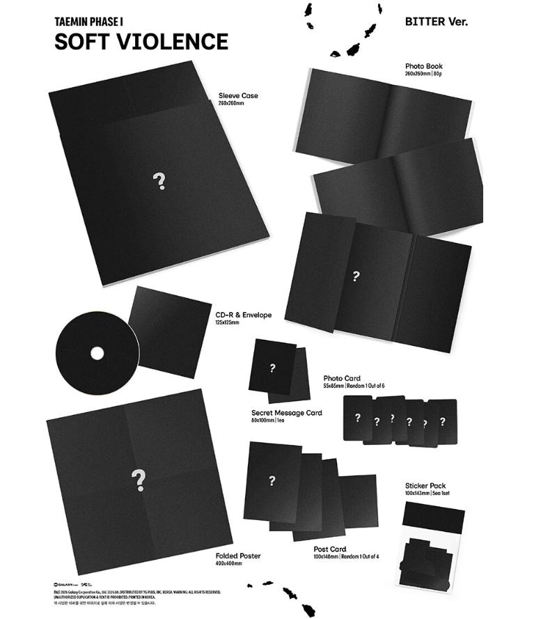 TAEMIN - PHASE I : Soft Violence (PHOTO BOOK Ver.) [Random / 2-Set]