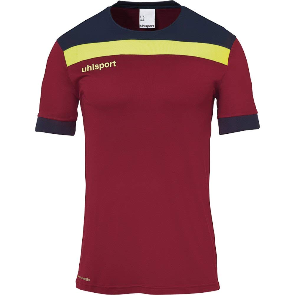 

Soccer Apparel Offense 23 Short L [Uhlsport] Shirt, Sleeve, Men s, Burgundy,