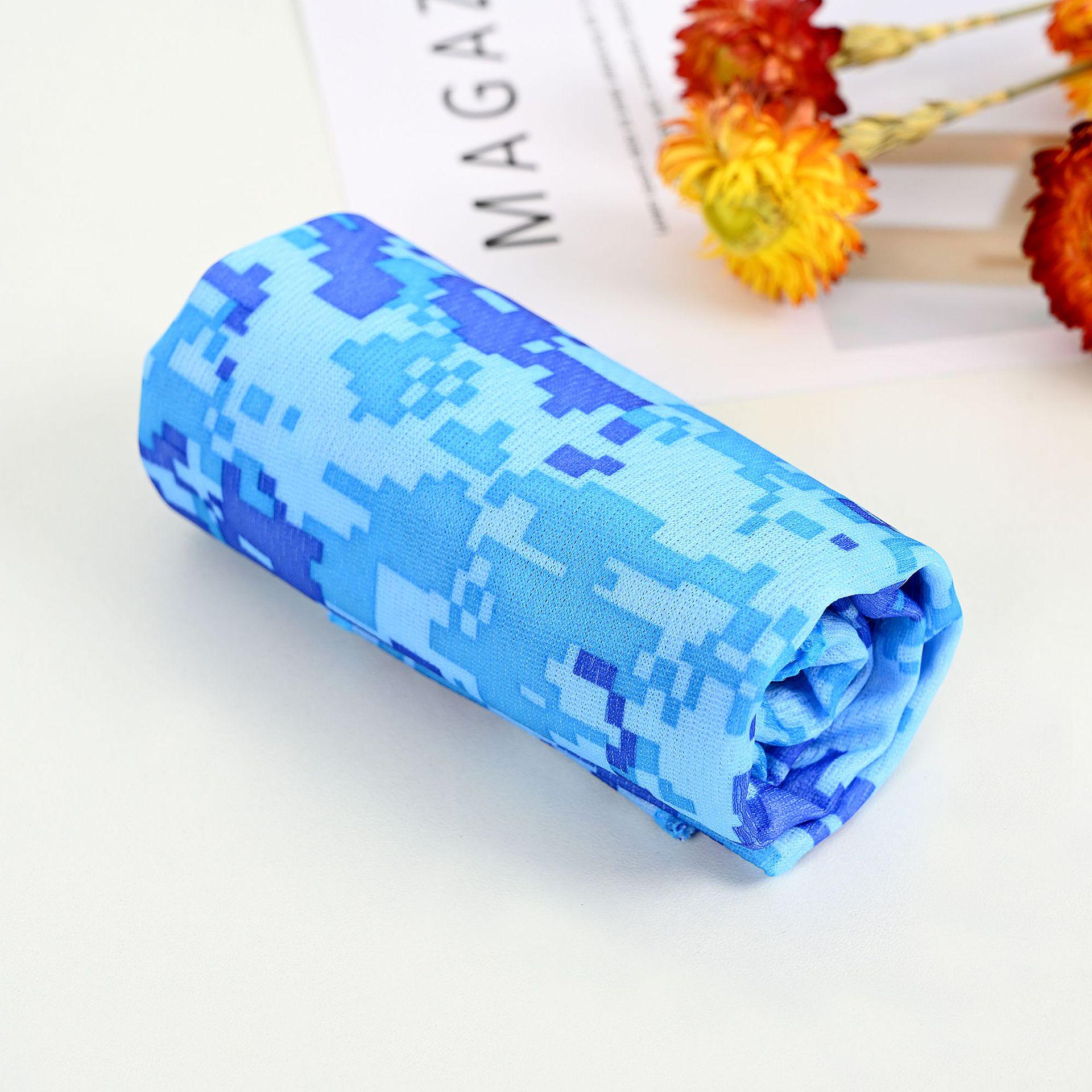 

Summer Outdoor Camouflage Cooling Ice Towel for Sports, Yoga, and Heatstroke Prevention 30x90 OPP Bag