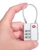 Customs Lock Luggage Lock Suitcase Lock Password Lock Travel Lock Practical Combination Padlock with Steel Cable