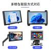 KIMOCA Tragbarer Metall-Display-Monitor mit USB HD 1024 x für Auto Raspberry und 7-Zoll Stromversorgung, 600P, Eingebauter Lautsprecher, HDMI, VGA, Mini, Verwendung, PC, Laptop,