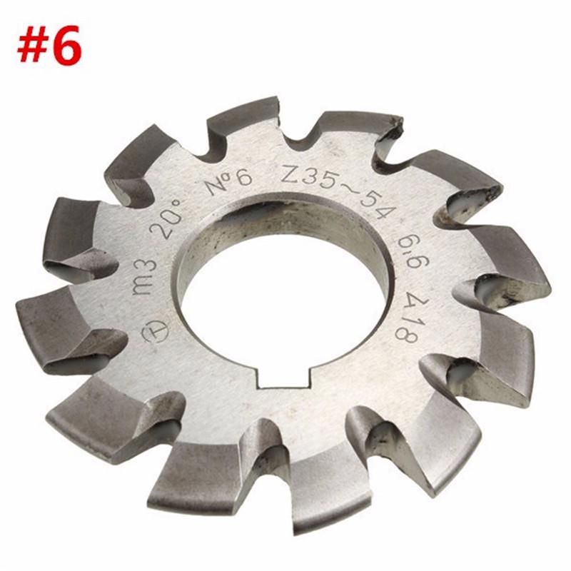 Buy Diameter 22Mm M3 20 Degree 6 Involute Gear Cutters Hss High Speed