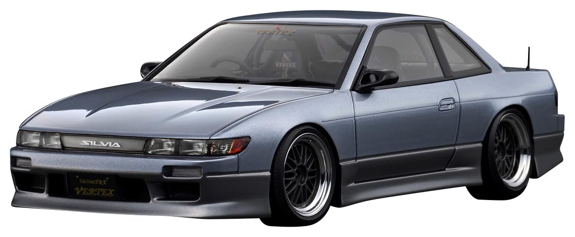 

модель зажигания масштаб VERTEX S13 Silvia Синий готовое изделие IG3590 TK.Company 1/18 Серебристый/Серый