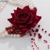 Jewelry Accessories Baroque Rose Necklace Nail Rings with Bracelet Finger-cot Bracelet  Party
