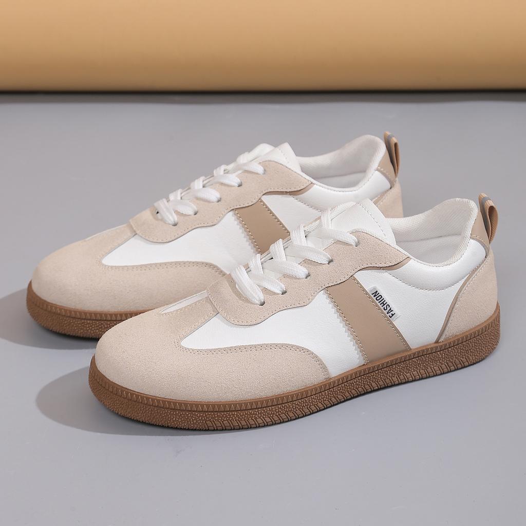 Women's shoes German training shoes women's 2025 spring and autumn new casual board shoes women's casual sports flat white shoes single shoes