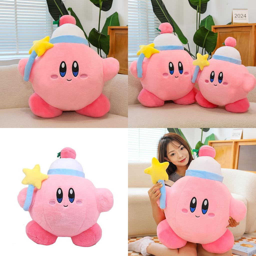 Kirby Plush Toy Sleeping Pillow With Soft Pp Cotton For Girls Birthday Gift