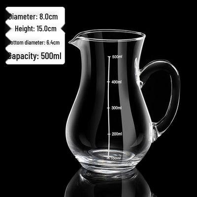 LISM Glass Wine Decanter with Handle