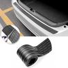 Car Rear Bumper Guard Rubber Protector Trunk Sill Plate Scratch Guard Universal