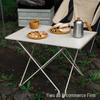 Ultralight Aluminum Folding Camping Table & Chairs - Available In Large, Medium, Small Sizes for Outdoor Picnic and Barbecue.