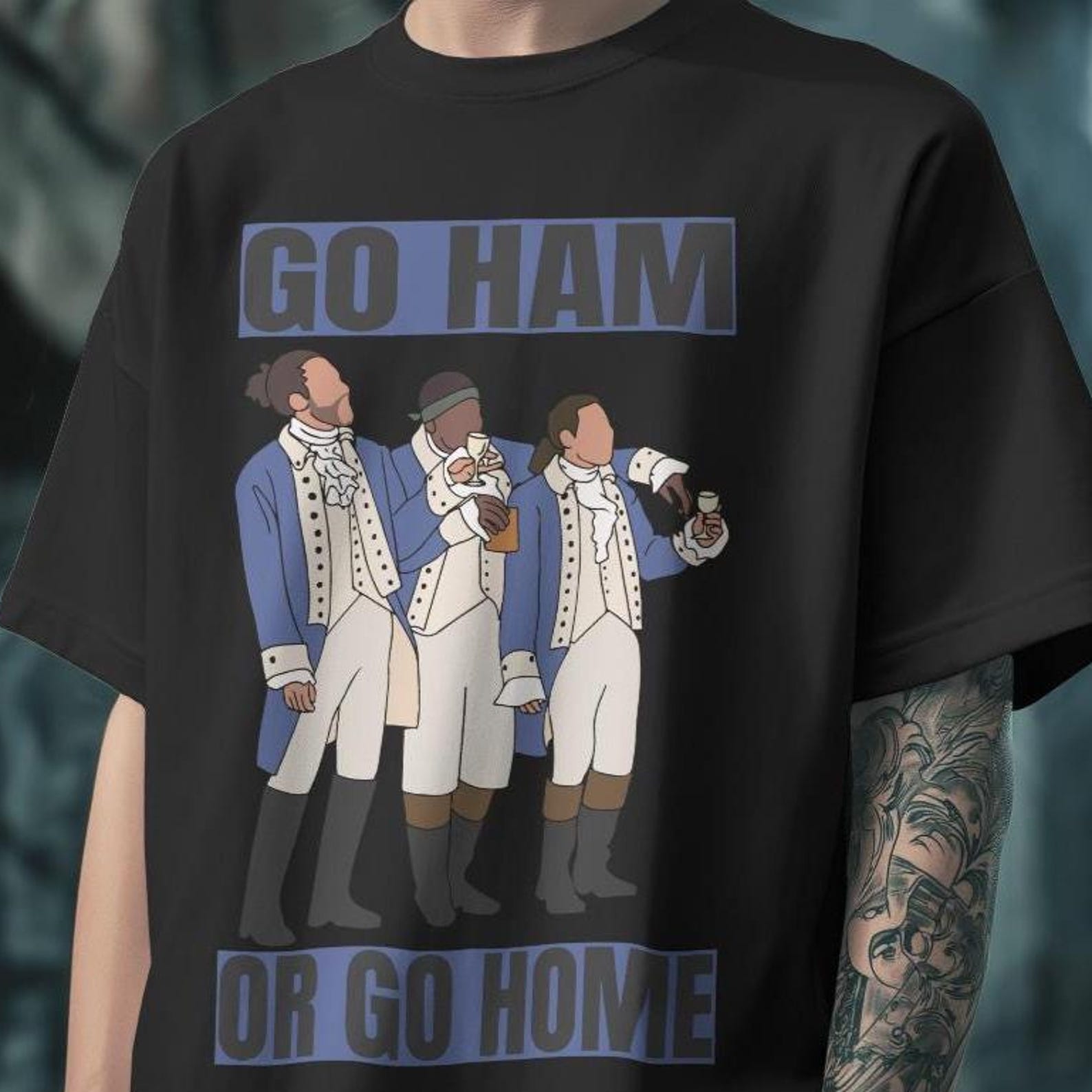 Hamilton Musical Shirt: Broadway Alexander Hamilton Tee 2XL