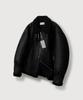 Mood Inside Premium Peak Oversized Shearling Jacket_Black