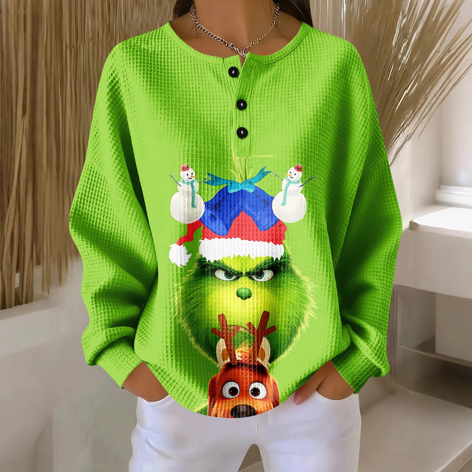 

Женские повседневные рубашки с длинным рукавом, топы на пуговицах с V-образным вырезом, свободный трикотаж, осенние фавориты для женщин XL