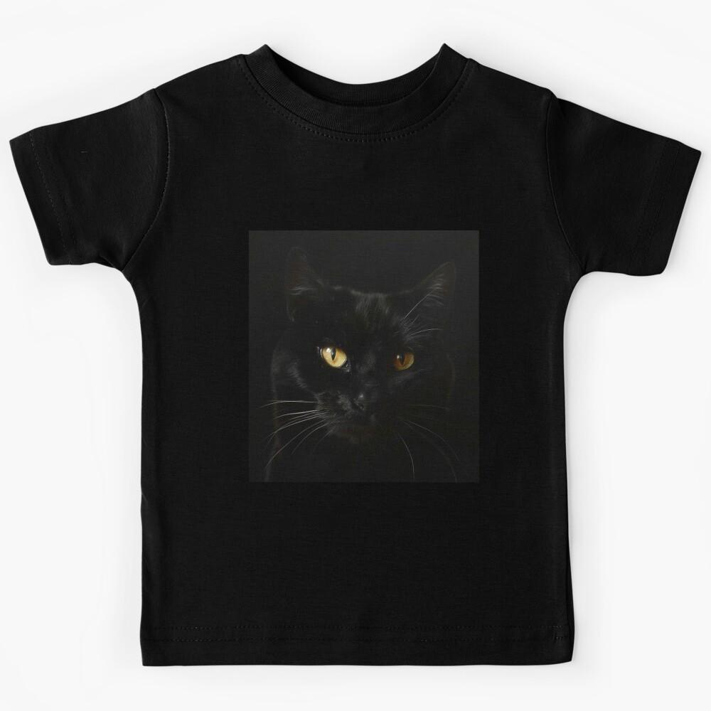 Black Cat Kids T-Shirt 150