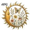 Nordic Home Decor Pieces Sunshine Garden Wall Decoration Dragonfly/Bee/Butterfly/Bird Decor Acrylic Sun Outdoor Hanging Sculpture Ornament