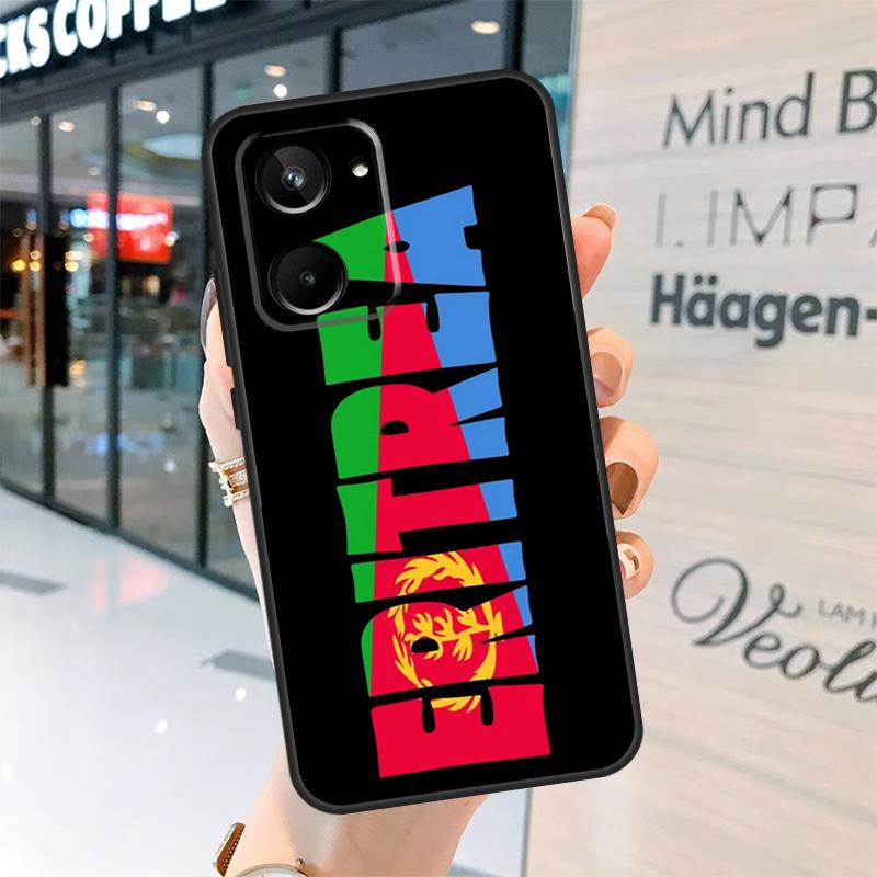 Eritrea Flag Case For Realme GT7 Pro GT6 11 12 13 14 15 Pro Plus C55 C53 C35 C33 C61 C65 C67 C53 C71 C75
