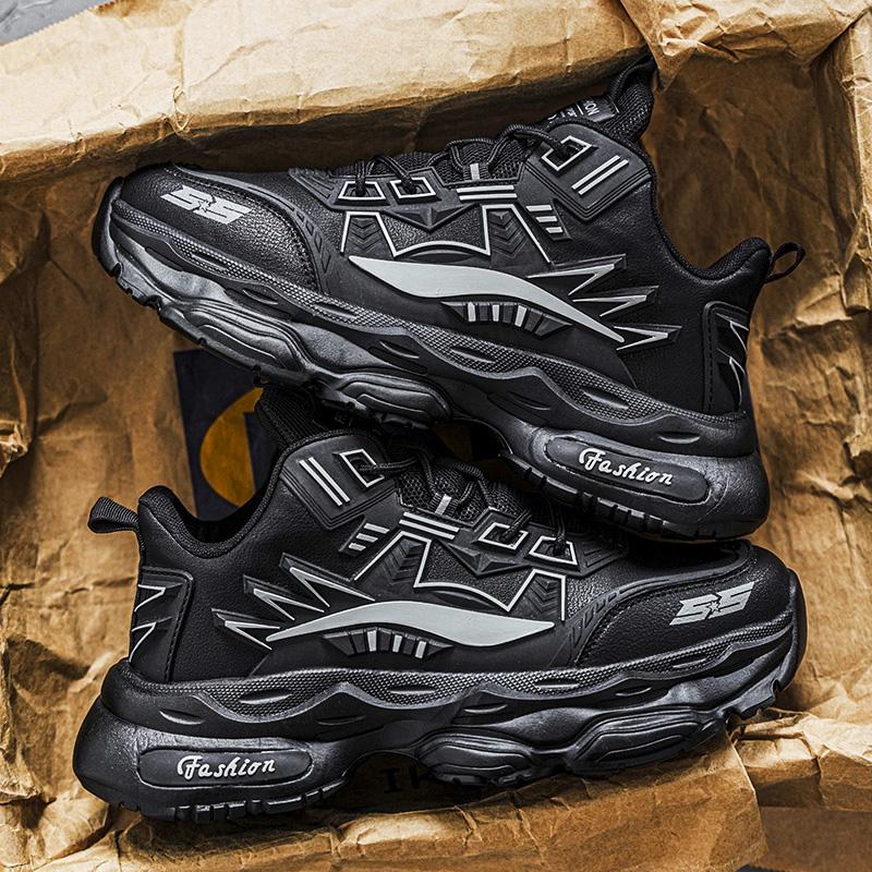 

Man‘Soutdoor Sports Casual Trekking Sneakers Breathable Hiking Shoes Lace-Up Non-Slip Comfortable Versatile Men S Shoes 46 чёрный