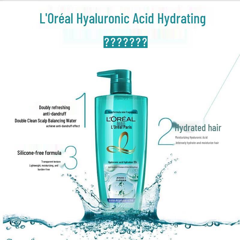 L'Oréal Hyaluronic Acid Hydrating Anti-Dandruff Refreshing Shampoo