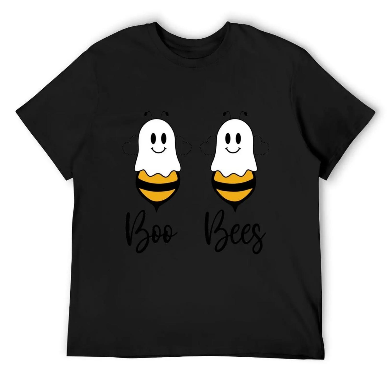 

Boo Bees Couples Halloween Costume T-Shirt summer clothes cute tops men t shirts high quality L чорний