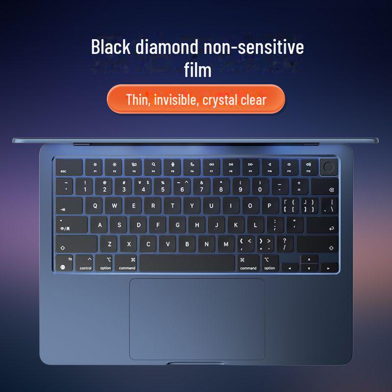 

Мембранная клавиатура Apple MacBook для ноутбуков MacBook Air 15, Air M3, Pro 16/14 дюймов, 13,6 и 13,3 дюйма 2024 New Air15 A2941/A3114 чёрный