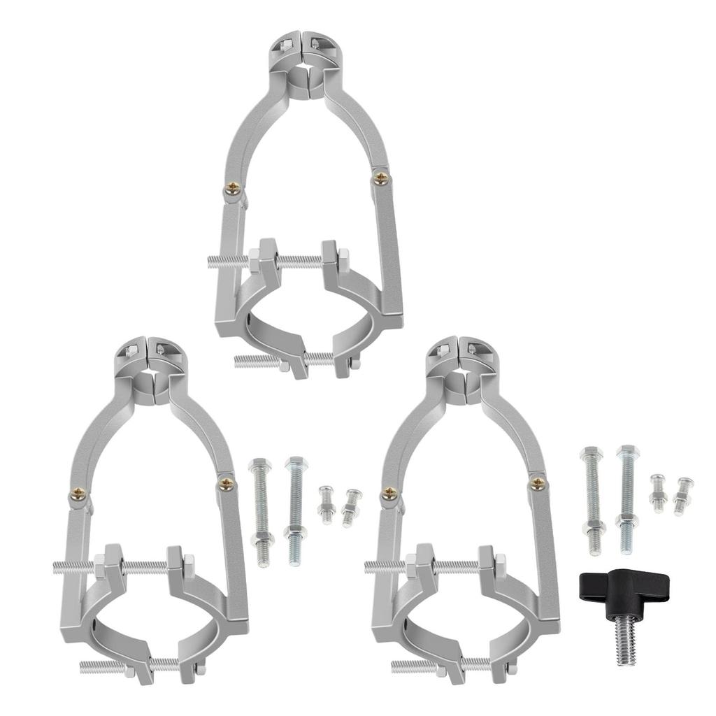 Square Hole Adapter Joint Mortiser Bit Sturdy Clamp Adjustable from 1.5-2.2inch for Bench Drill or Hand Drill