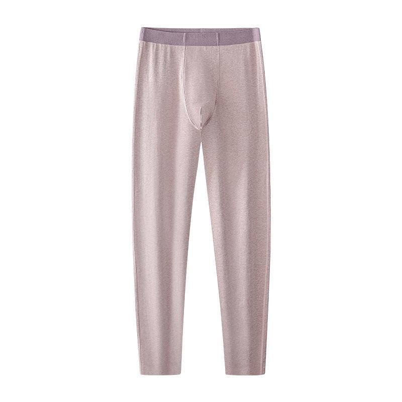 Men's Seamless Two-in-One Cotton Pajama Leggings for Autumn/Winter