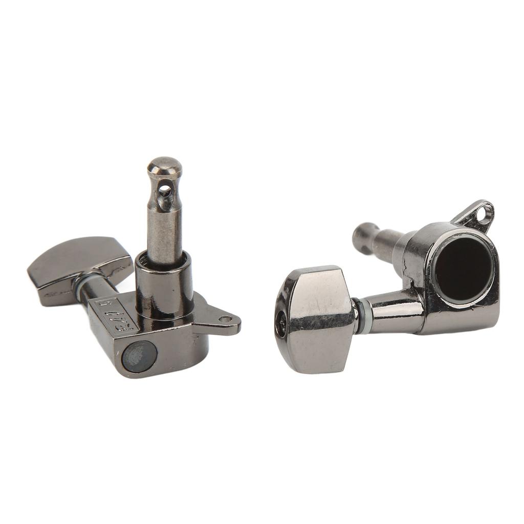 Small     Enclosed Locking Tuners 3L 3R Metal String Tuning Pegs Guitar Accessories