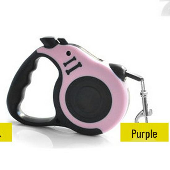 

Модный нейлоновый выдвижной поводок для собак и кошек для прогулок 3m фиолетовый