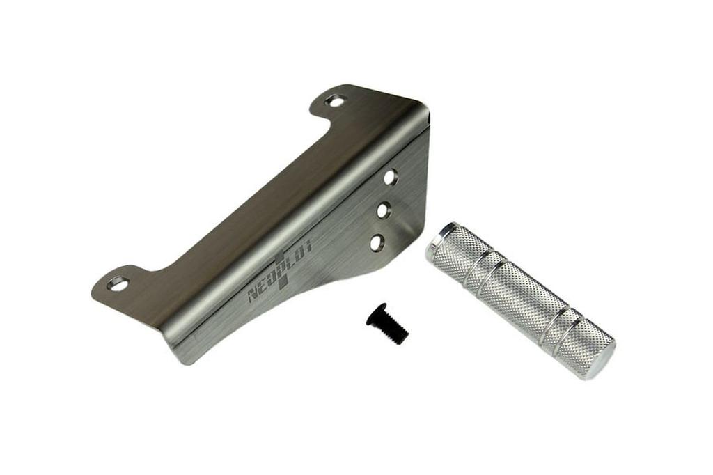 NEOPLOT Footrest Bar NEO NP72220 Adjustable Left Foot Position for Toyota Fielder and other CVT vehicles Silver 9cm - Aqua/Vitz/Corolla - -