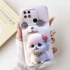 For Realme Narzo 50A Case RMX3430 Colorful Flowers Soft Silicone Cover For Oppo Realme Narzo50a 6.51" Fashion Protective Shell